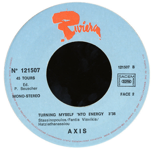 Axis (14) : Waiting A Long Time / Turning Myself  'Nto Energy (7", Single)