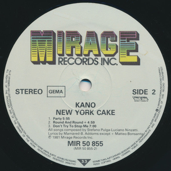 Kano : New York Cake (LP, Album)