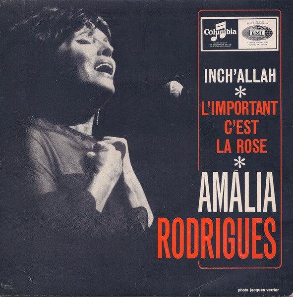 Amália Rodrigues : Inch' Allah (7", EP)