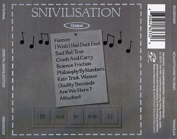 Orbital : Snivilisation (CD, Album, RE)