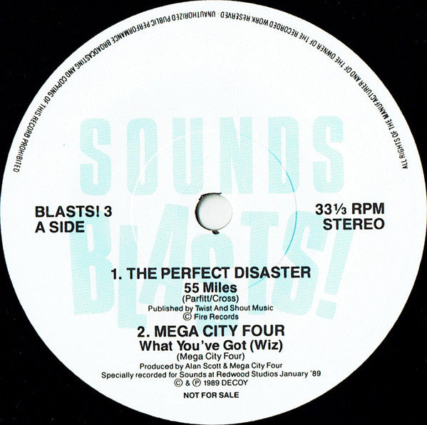 Various : Sounds Blasts! EP3 (7", EP)