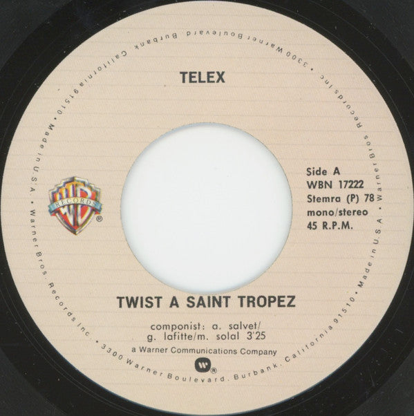 Telex : Twist A Saint Tropez (7", Single)
