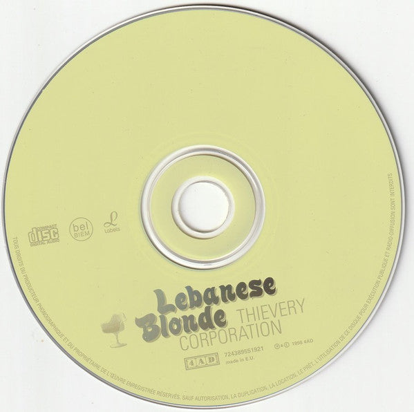 Thievery Corporation : Lebanese Blonde (CD, Maxi)