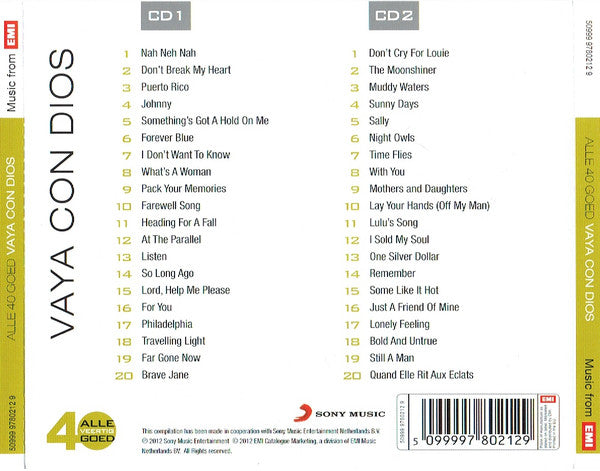 Vaya Con Dios : Alle 40 Goed (2xCD, Comp)