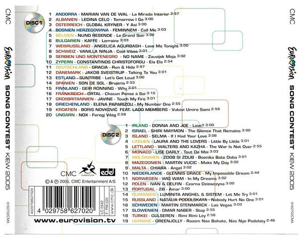 Various : Eurovision Song Contest Kiew 2005 (2xCD, Album, Comp)