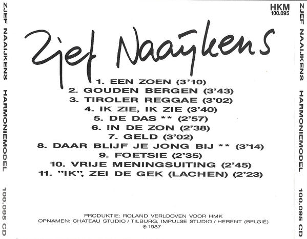 Zjef Naaijkens : Harmoniemodel (CD)