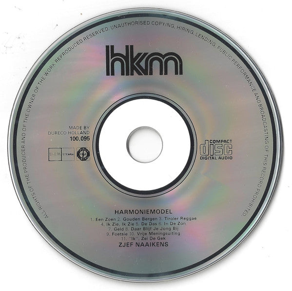 Zjef Naaijkens : Harmoniemodel (CD)