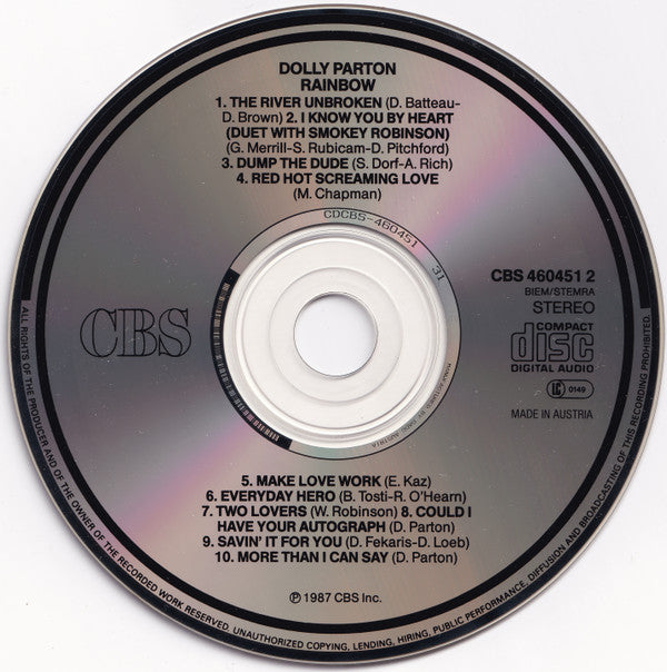 Dolly Parton : Rainbow (CD, Album)