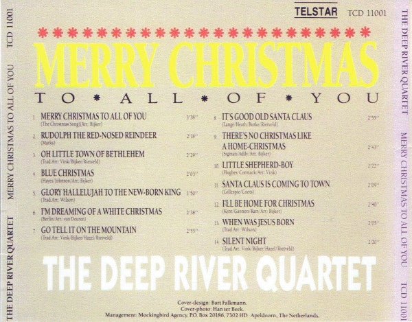 Deep River Quartet : Merry Christmas To All Of You (CD, Album)