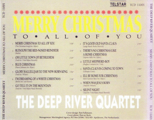 Deep River Quartet : Merry Christmas To All Of You (CD, Album)