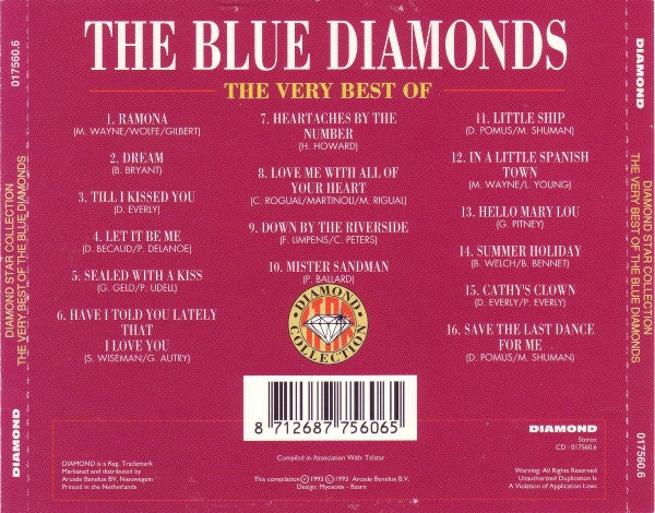 The Blue Diamonds : The Very Best Of (CD, Comp)