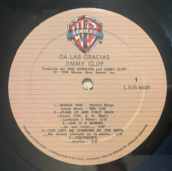 Jimmy Cliff : Give Thankx (LP, Album)