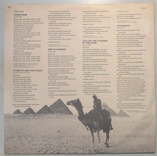 Jimmy Cliff : Give Thankx (LP, Album)