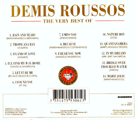 Demis Roussos : The Very Best Of (CD, Comp)