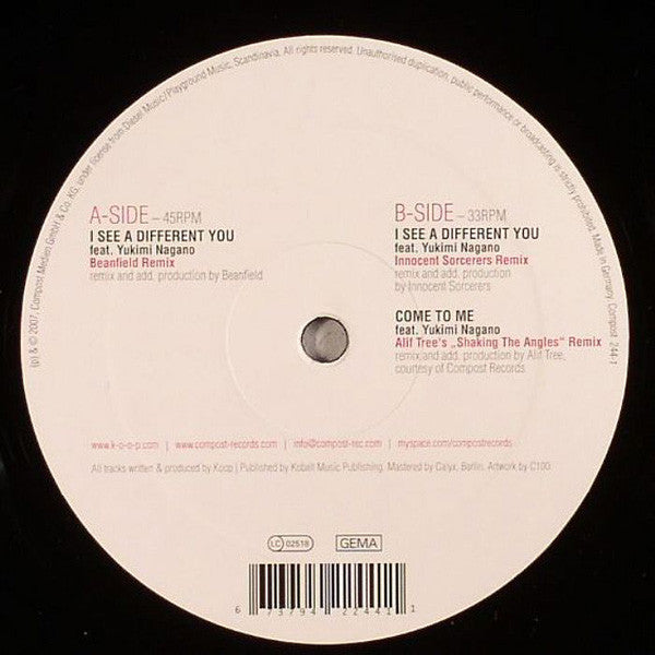 Koop : More Remixes (12")