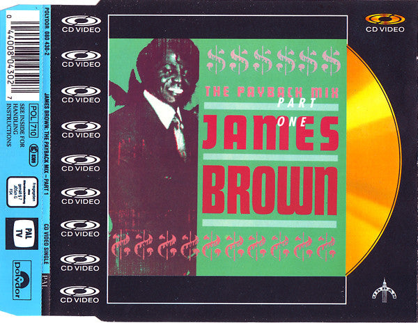 James Brown : The Payback Mix - Part One (CDV, 5", Single, PAL)