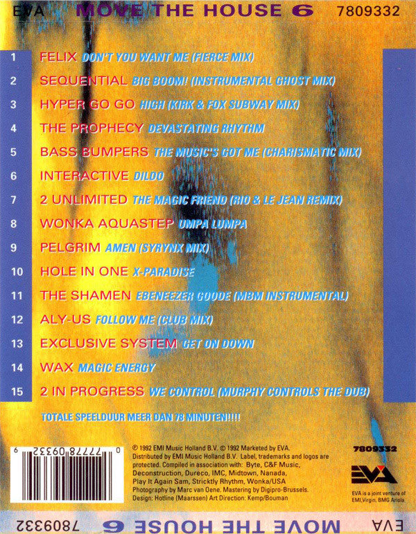 Various : Move The House 6 (CD, Comp)
