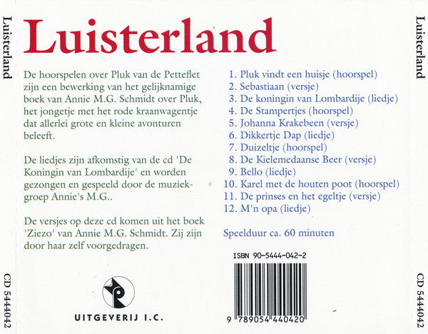 Annie M.G. Schmidt : Luisterland (CD, Album)