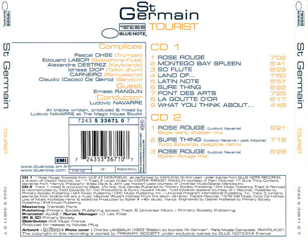 St Germain : Tourist (CD, Album + CD, Comp + Ltd)