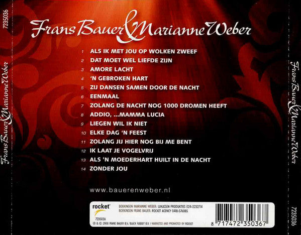Frans Bauer & Marianne Weber : Frans Bauer & Marianne Weber (CD, Album)