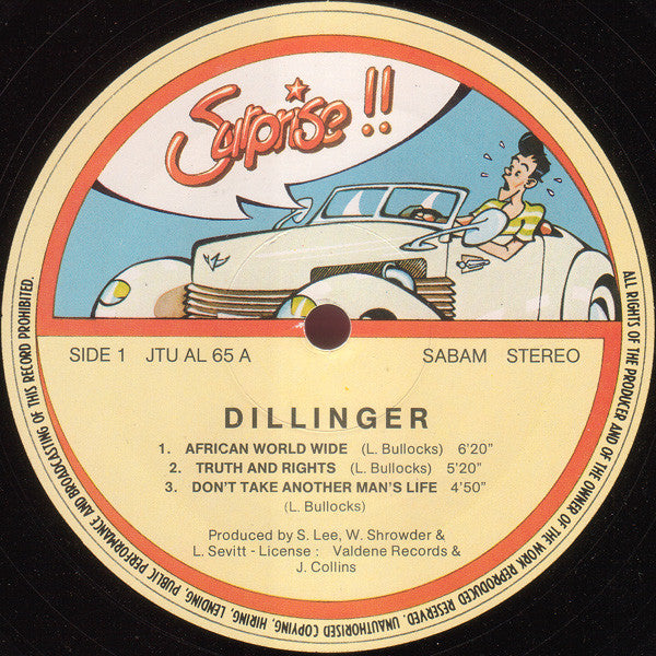 Dillinger : Dillinger (LP, Album)