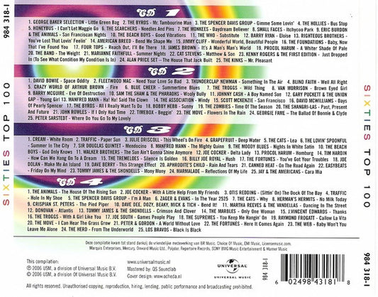 Various : Sixties Top 100 (4xCD, Comp)