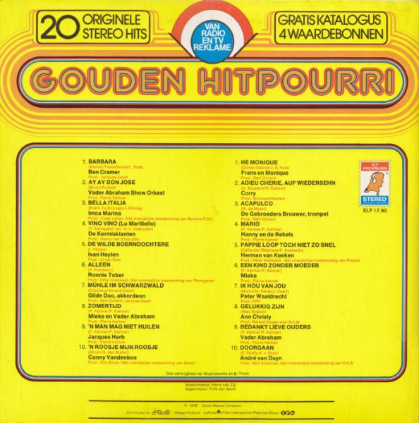 Various : Gouden Hitpourri (LP, Comp)