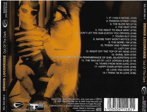 Dennis Locorriere : Out Of The Dark (CD, Album)