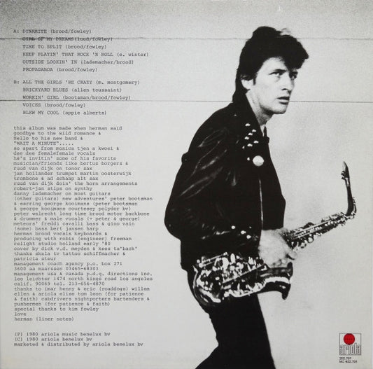 Herman Brood : Wait A Minute... (LP, Album)