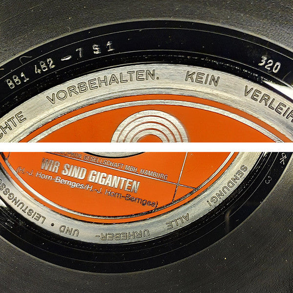 Nino de Angelo : Wir Sind Giganten (7", Single)