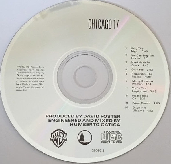 Chicago (2) : Chicago 17 (CD, Album, RP)