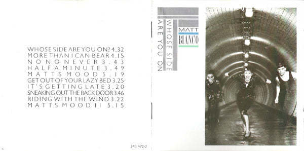 Matt Bianco : Whose Side Are You On (CD, Album, RE, Tar)