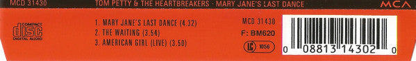 Tom Petty And The Heartbreakers : Mary Jane's Last Dance (CD, Maxi)