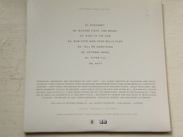 Haty Haty : High As The Sun (CD, Album, Promo)