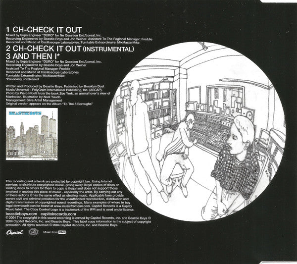 Beastie Boys : Ch-Check It Out (CD, Maxi, Copy Prot.)