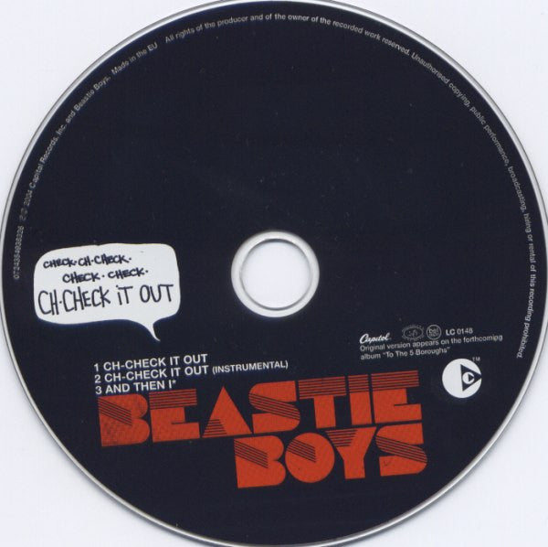 Beastie Boys : Ch-Check It Out (CD, Maxi, Copy Prot.)