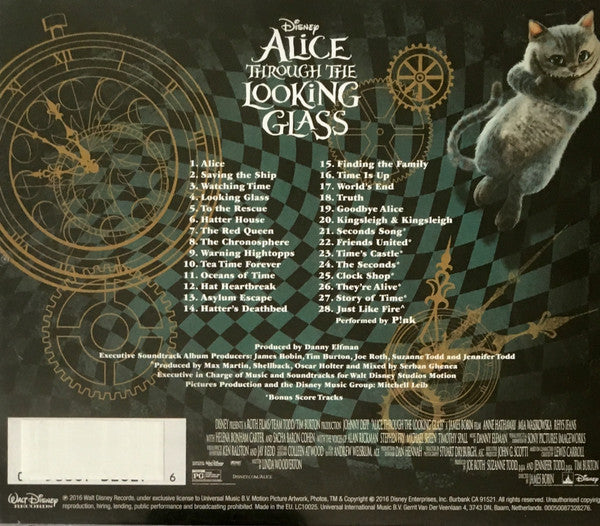 Danny Elfman : Alice Through The Looking Glass (Original Motion Picture Soundtrack) (CD, Album)