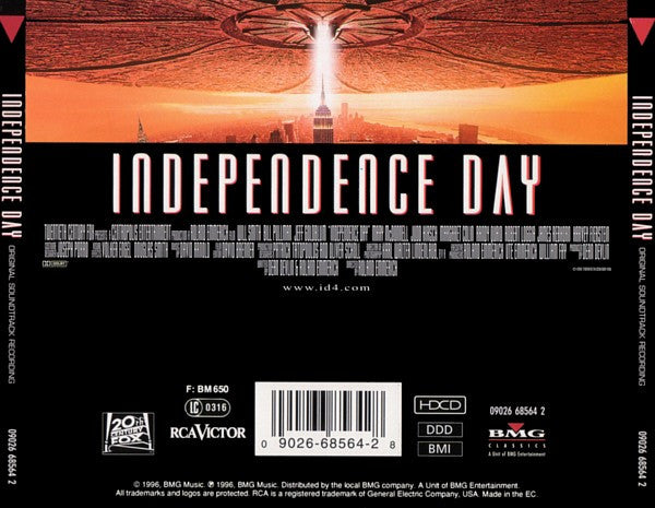 David Arnold : Independence Day (Original Soundtrack Recording) (HDCD)