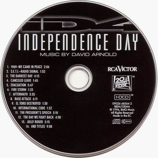 David Arnold : Independence Day (Original Soundtrack Recording) (HDCD)