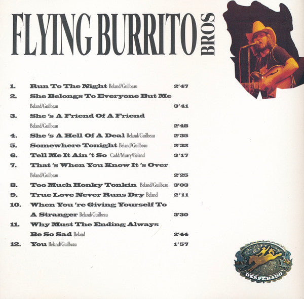 The Flying Burrito Bros : Too Much Honky Tonkin (CD, Album)