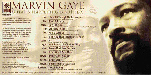Marvin Gaye : What's Happening Brother (CD, RE)