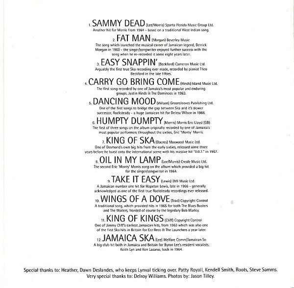 Desmond Dekker And The Specials : King Of Kings (CD, Album)