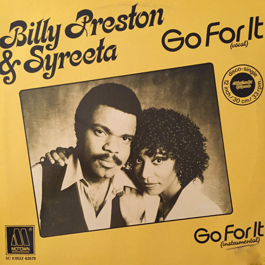 Billy Preston & Syreeta : Go For It (12", Single)