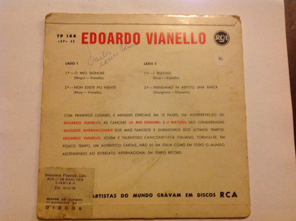 Edoardo Vianello : O Mio Signore  (7", EP)