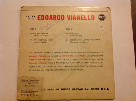 Edoardo Vianello : O Mio Signore  (7", EP)