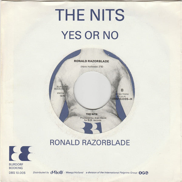 The Nits : Yes Or No (7", Single)