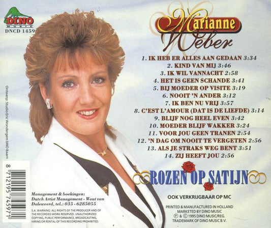 Marianne Weber : Rozen Op Satijn (CD, Album)