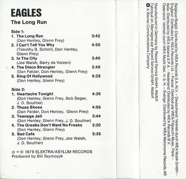 Eagles : The Long Run (Cass, Album, RE)