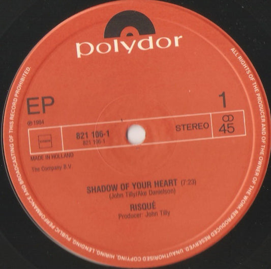 Risqué (2) : Shadow Of Your Heart (12")