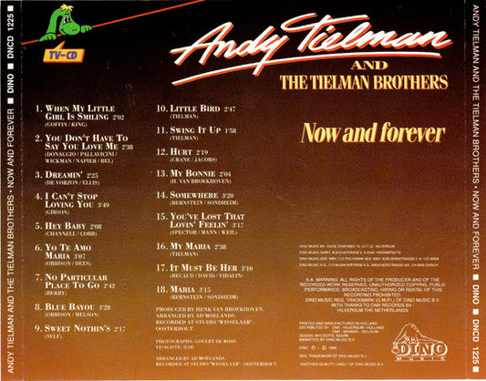 Andy Tielman And Tielman Brothers : Now And Forever (CD, Album)